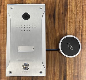 Panel with calling button and external rfid card reader, SIP , IP, Doorphone, inercom, SIP Doorphone, IP Doorphone