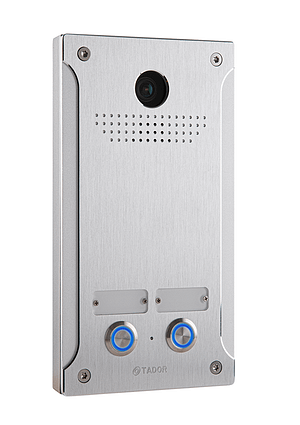 תדאור אינטרקום 2 גיד המשלב מצלמה ו 2 לחצני קריאה, ושני לחצני קריאה 2wire שתי לחצני קריאה וקודן