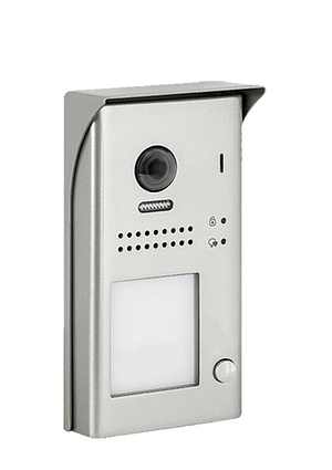 אינטרקום 2 גידים המשלב מצלמה ולחצן קריאה אחד, אינטרקום שתי גידים המשלב מצלמה ולחצן קריאה